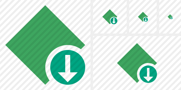 Icona Rhombus Green Download Icona Rhombus Green Download