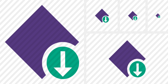 Rhombus Purple Download Icon Rhombus Purple Download Icon