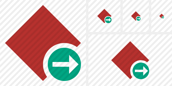 Rhombus Red Next Icon Rhombus Red Next Icon
