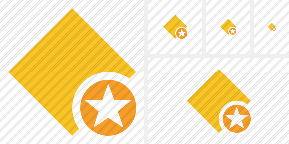Icona Rhombus Yellow Stella Icona Rhombus Yellow Stella