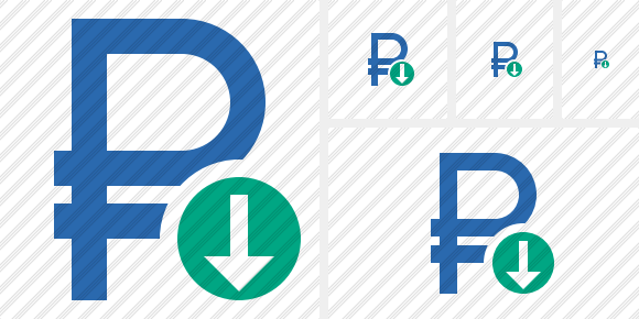 Ruble Download Symbol Ruble Download Symbol