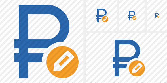 Ruble Edit Symbol Ruble Edit Symbol
