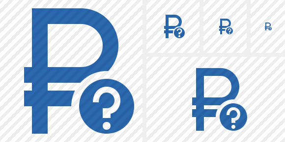 Ruble Help Symbol Ruble Help Symbol