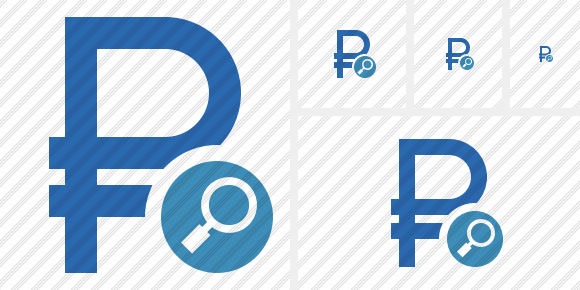Ruble Search Symbol Ruble Search Symbol