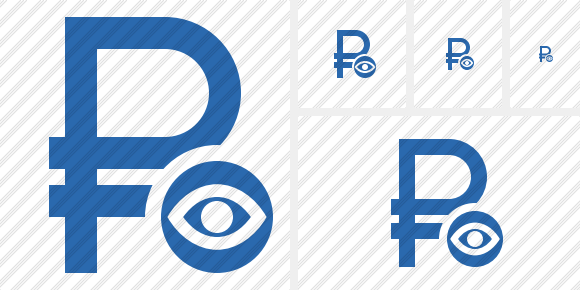 Ruble View Symbol Ruble View Symbol