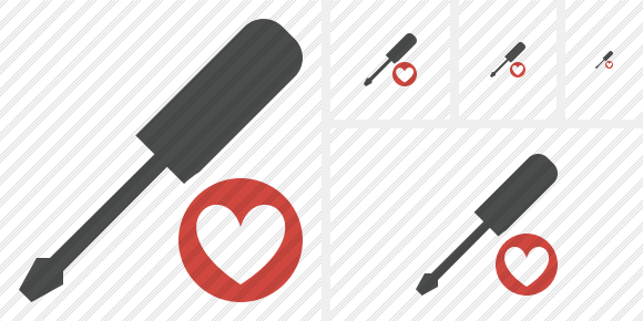 Screwdriver Favorites Icon Screwdriver Favorites Icon