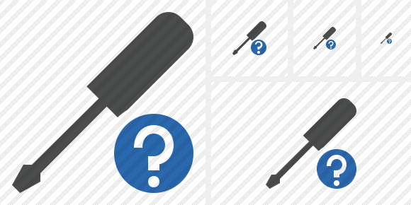 Screwdriver Help Icon Screwdriver Help Icon
