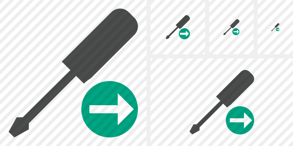 Screwdriver Next Icon Screwdriver Next Icon