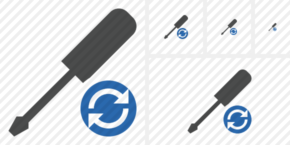 Screwdriver Refresh Icon Screwdriver Refresh Icon