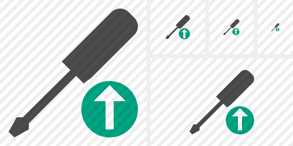 Screwdriver Upload Symbol