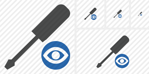 Screwdriver View Icon Screwdriver View Icon