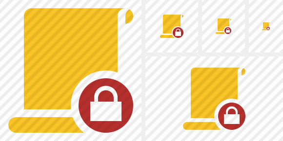Script Blank 2 Lock Icon Script Blank 2 Lock Icon