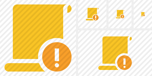 Script Blank 2 Warning Icon Script Blank 2 Warning Icon