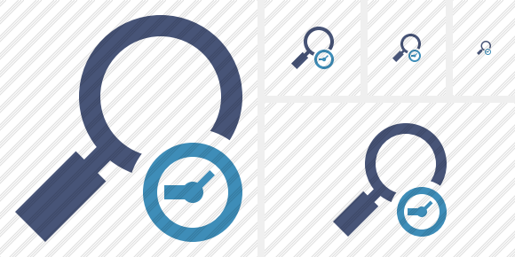 Search Clock Icon Search Clock Icon