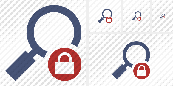 Search Lock Icon Search Lock Icon