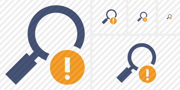 Search Warning Icon Search Warning Icon