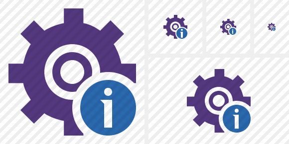 Icône Settings Information