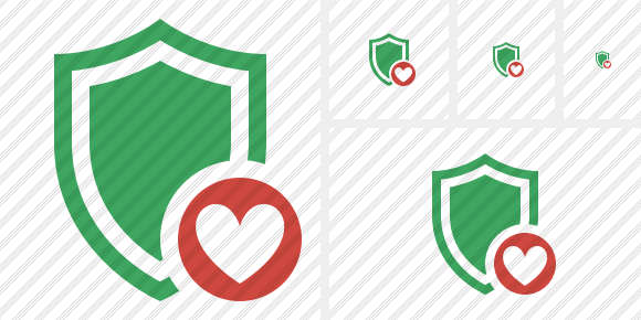 Shield Favorites Icon Shield Favorites Icon