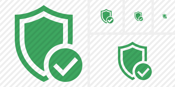 Shield Ok Icon Shield Ok Icon