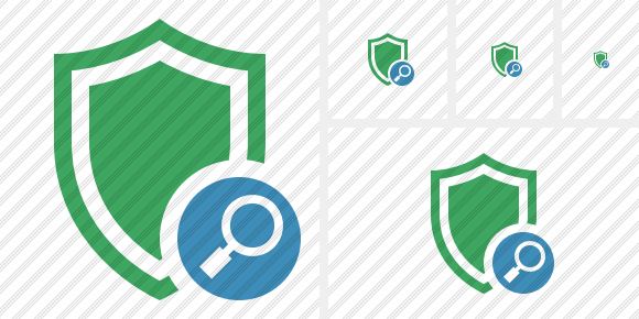 Shield Search Icon Shield Search Icon