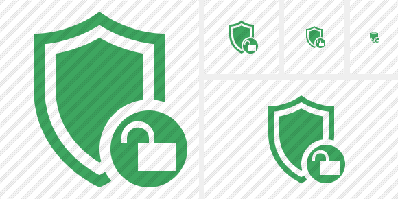Shield Unlock Icon Shield Unlock Icon