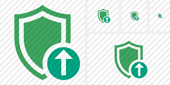 Shield Upload Icon Shield Upload Icon