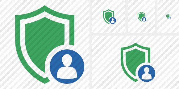 Shield User Icon Shield User Icon