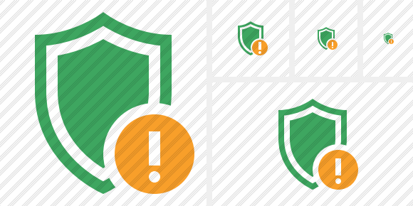 Shield Warning Icon Shield Warning Icon