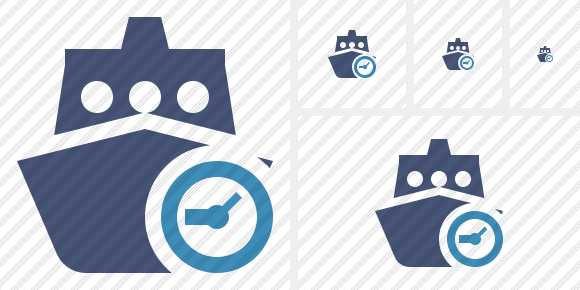 Ship 2 Clock Icon Ship 2 Clock Icon
