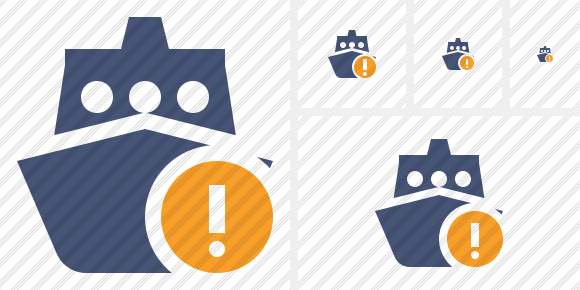 Ship 2 Warning Icon Ship 2 Warning Icon