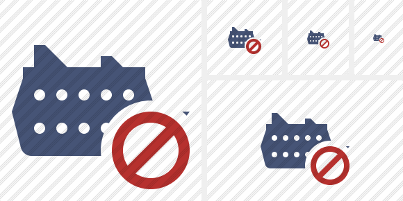 Ship Block Icon Ship Block Icon