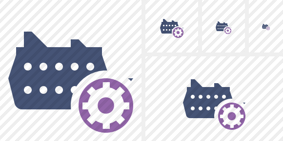 Ship Settings Icon Ship Settings Icon