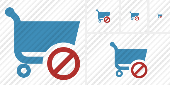 Shopping Block Icon Shopping Block Icon