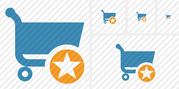 Shopping Star Icon Shopping Star Icon