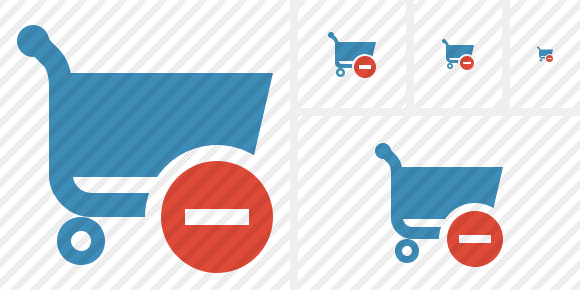 Shopping Stop Icon Shopping Stop Icon