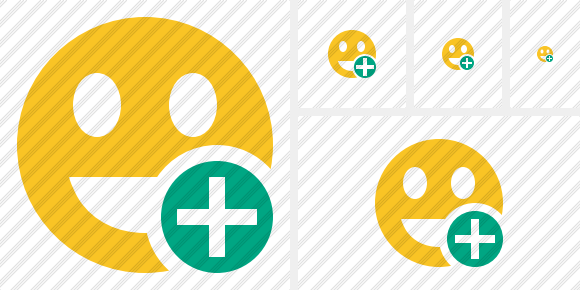Smile Laugh Add Icon Smile Laugh Add Icon