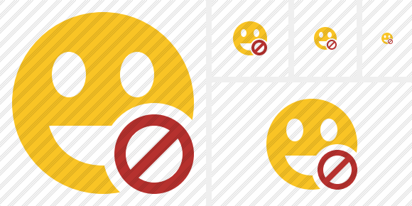 Smile Laugh Block Icon Smile Laugh Block Icon