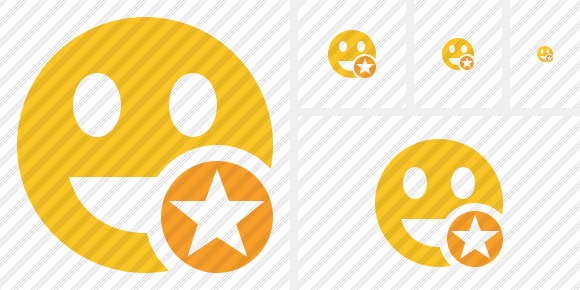 Smile Laugh Star Icon Smile Laugh Star Icon