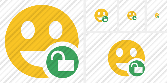 Smile Laugh Unlock Icon Smile Laugh Unlock Icon