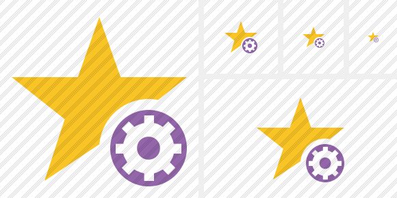 Star Settings Icon Star Settings Icon