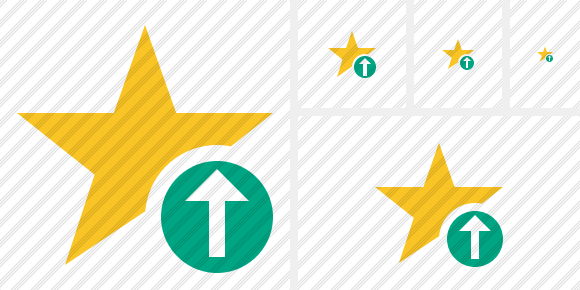 Star Upload Icon Star Upload Icon