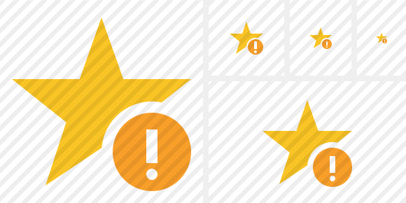 Star Warning Icon Star Warning Icon