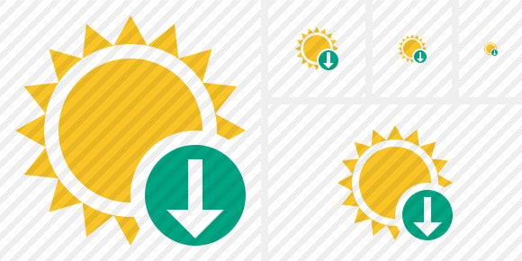 Sun Download Symbol