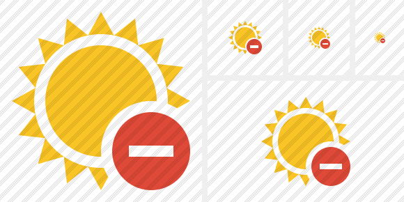 Sun Stop Icon