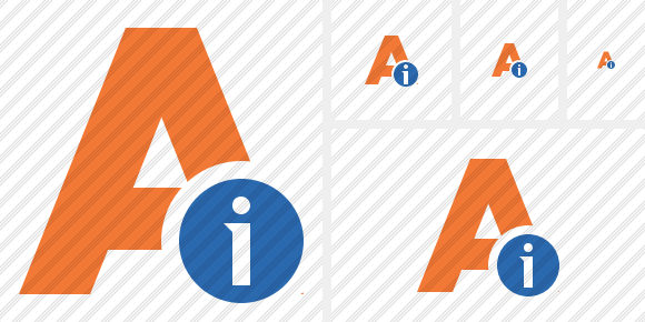 Text Information Icon Text Information Icon