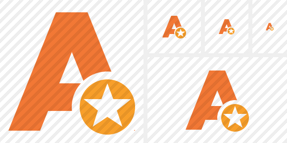 Text Star Icon Text Star Icon