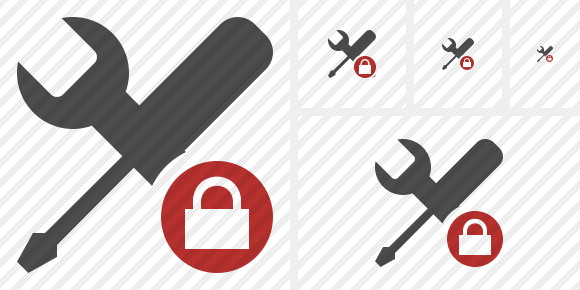 Tools Lock Icon Tools Lock Icon
