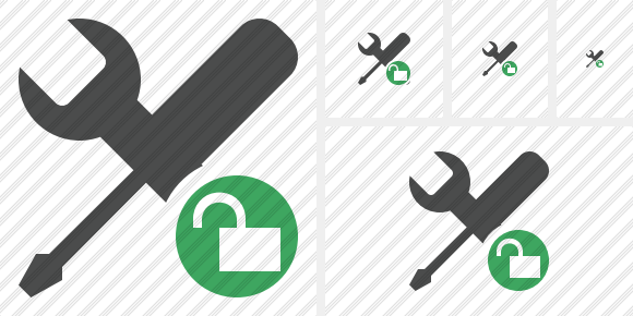 Tools Unlock Icon Tools Unlock Icon