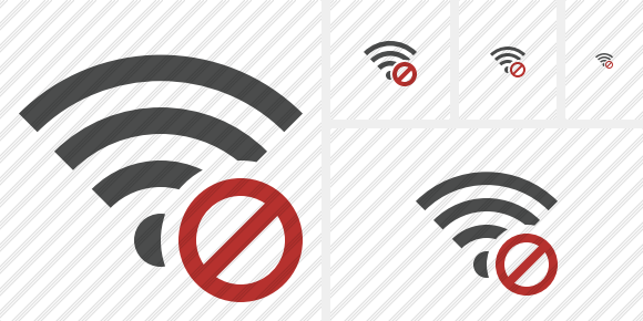 Wi Fi Block Icon Wi Fi Block Icon