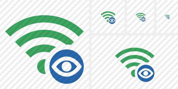 Icona Wi Fi Green View Icona Wi Fi Green View